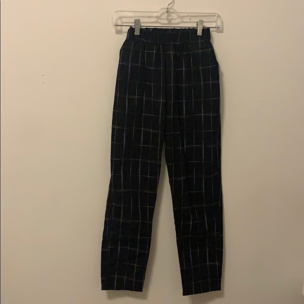 Plaid trousers